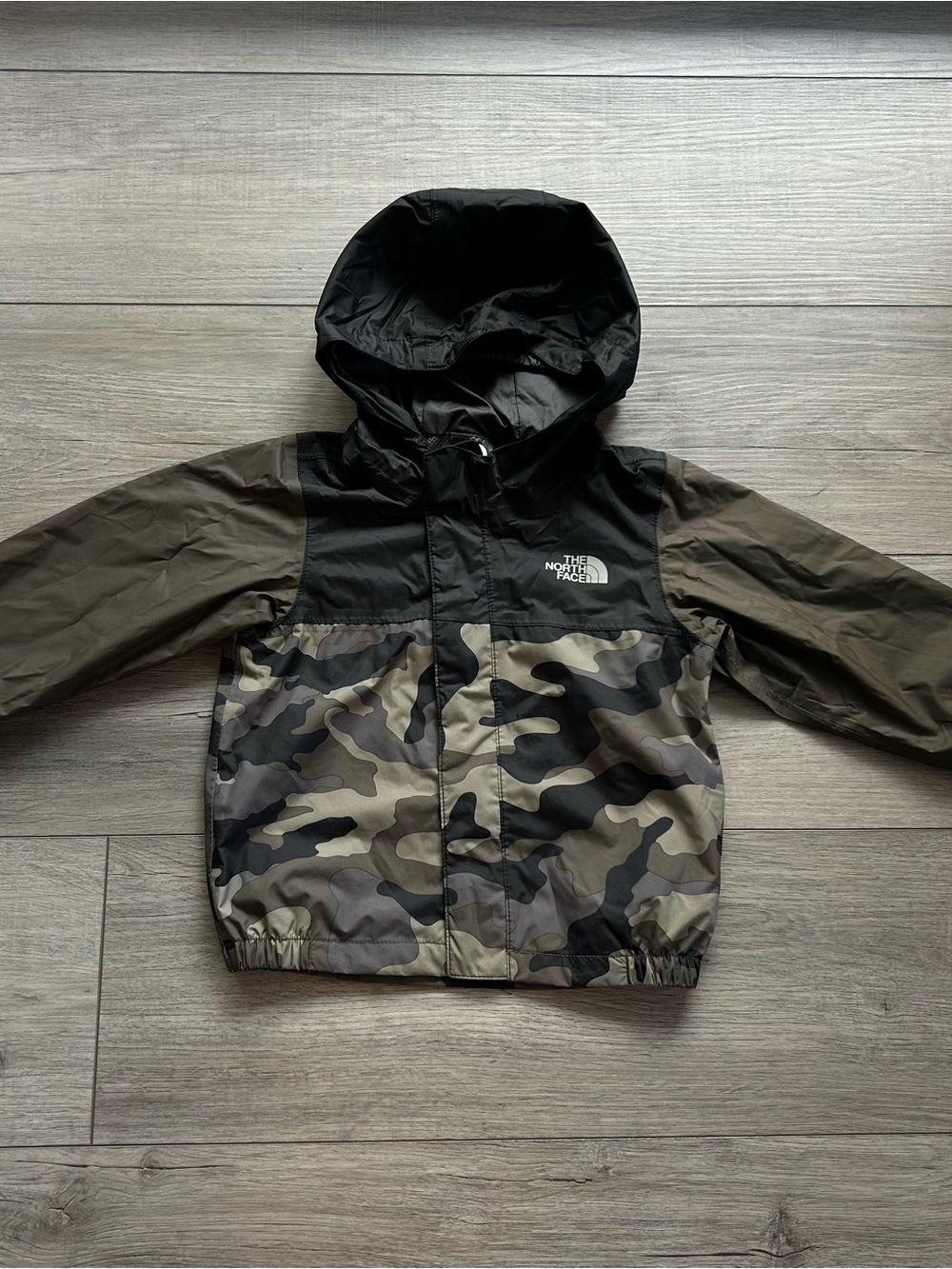 The North Face Boys Camo Rain Jacket, 12-18 months